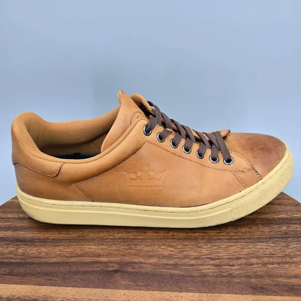 G/Fore G4 Peter Millar Disruptor Golf Shoes Mens 10.5 Brown Spikeless Sneakers